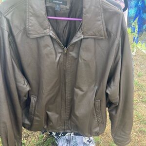 Calebrook Brown Leather Jacket